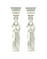 Regal Caryatids Earrings