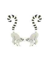 Ring Tailed Lemur Hanging Out Earrings