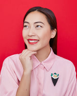 Roll Up Temaki Cat Brooch