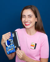 Roll the VHS Tape Brooch -Interactive-