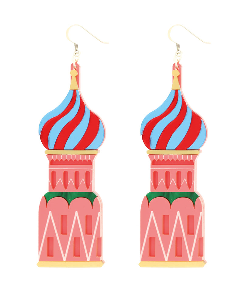 Saint Basil s Cathedral Earrings La Vidriola