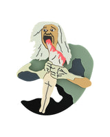 Saturn Devouring His Son Brooch