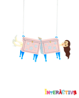 Sawing A Woman In Half Trick Necklace