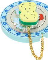 Scrubbing the Plate Clean Brooch -interactive-