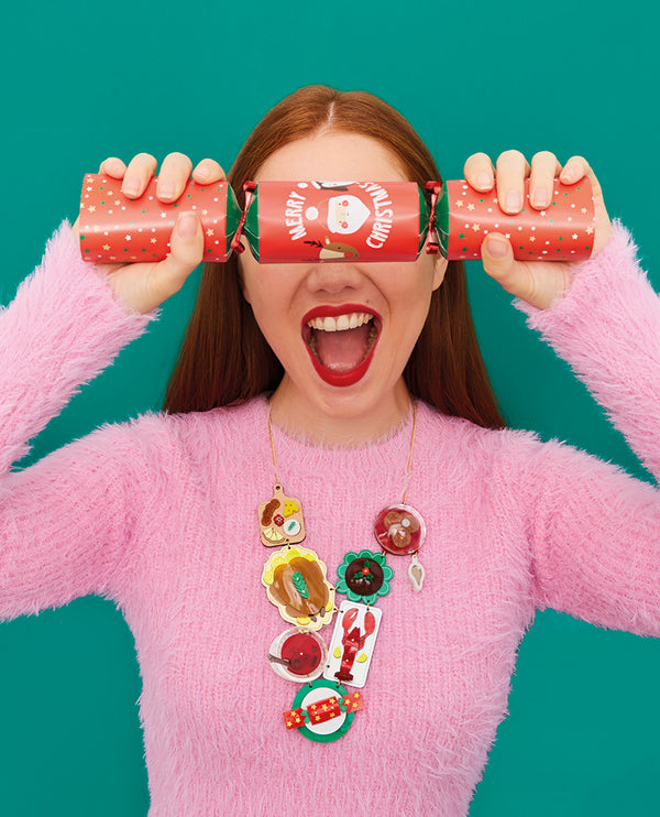 Scrumptious Christmas Dinner Statement Necklace