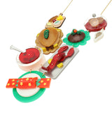 Scrumptious Christmas Dinner Statement Necklace