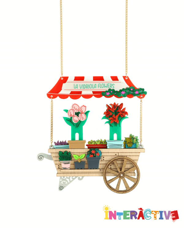 See My Flower Cart! Necklace -Interactive-