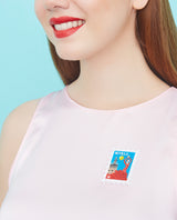 Sevilla Flamenco Stamp Brooch