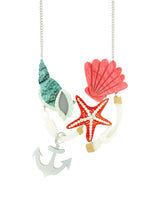 Shells Caught in my Net Necklace