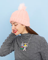 Ski Cable Car Fun Necklace