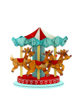 Sleighing and Neighing Carousel Brooch