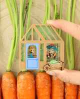 Snacking in the Greenhouse Brooch -Interactive-