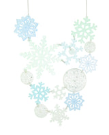 Snowflakes Falling Around Me Statement Necklace