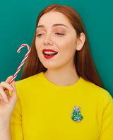 Snuggly Kitty Crimbo Onesie Brooch