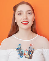 Space Jazz Band Statement Necklace