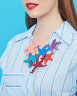 Spectacular Starfish statement necklace