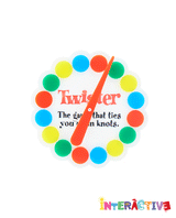 Spinning The Twister Spinner Brooch -interactive-