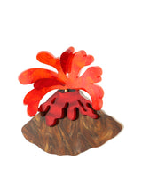 Spitting Volcano Brooch
