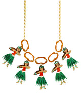 Story Telling Through Hula Dance Necklace