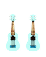Strumming on My Ukulele Earrings