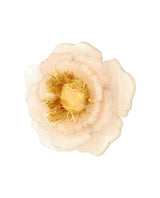 Subtle American Peony Brooch