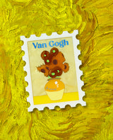 Sunny Sunflowers Stamp Brooch