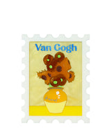 Sunny Sunflowers Stamp Brooch