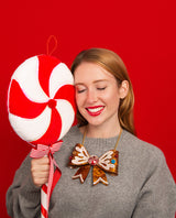 Sweet Treat Bow Statement Necklace