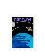 Take Off from Neptune Stamp Brooch