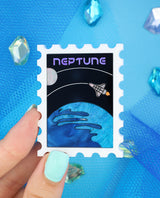 Take Off from Neptune Stamp Brooch
