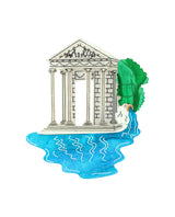 Temple of Aesculapius Brooch