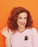 The Deadly Feline Reaper Brooch