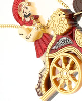 The Epic Roman Chariot Race Necklace