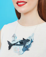 The Wonders Of The Big Blue From Above necklace