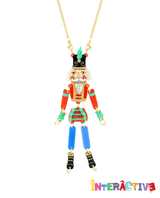 The little Christmas Nutcracker necklace -interactive -