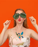 Three Pretty Parrots Necklace