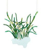 Through the Reeds Statement Necklace