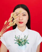 Through the Reeds Statement Necklace