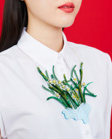 Through the Reeds Statement Necklace