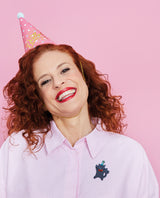 Time To Party With Cat Brooch