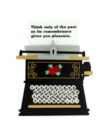 Timeless Custom Typewriter Brooch