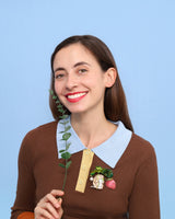 Timmy Willie munching on Strawberry Brooch