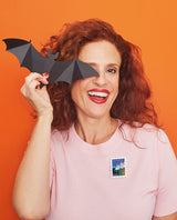 Travels In Transylvania Stamp Brooch