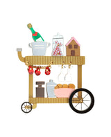 Treats on the Christmas Trolly Brooch