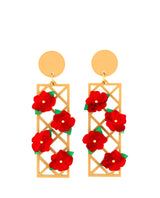 Trellis Floral Vibrato Earrings