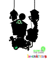 Trick or Treat in my Haunted House Statement Necklace -Interactive- -Glow in the Dark-