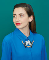 Two Scheming Vultures Necklace