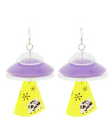 UFO Cow Abduction Earrings