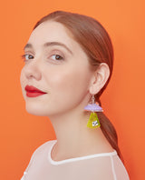 UFO Cow Abduction Earrings