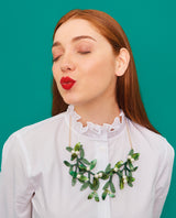 Under the Mistletoe Statement Necklace